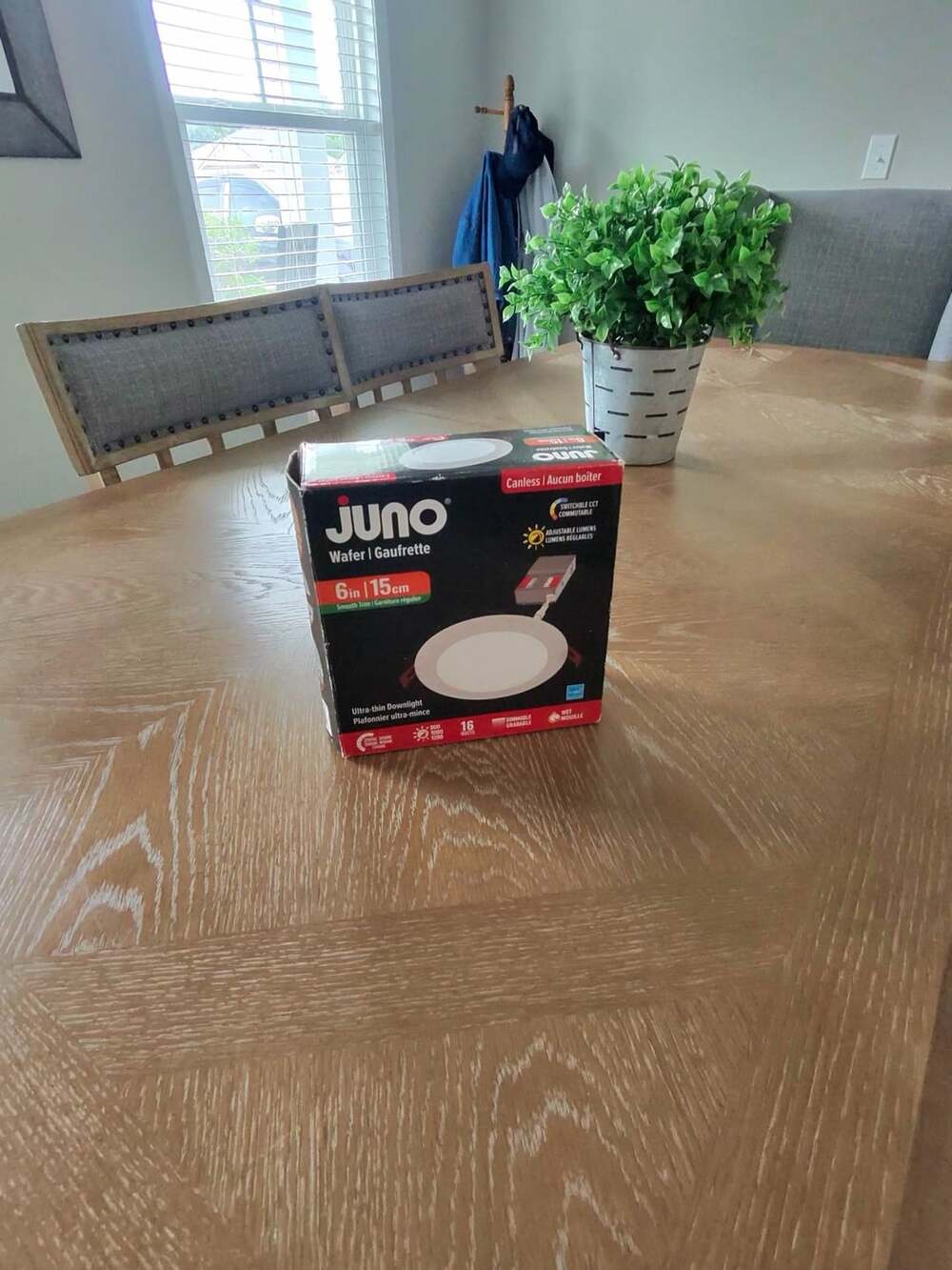 Juno Wafer LED Recessed Light Size 6 In New Boxed